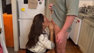 The husband treated his wife with a creamy surprise