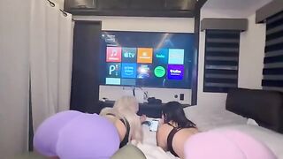 She was very embarrassed when her roommates had a threesome with her best friend