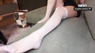 If you don't undress her, she will do it herself to show you