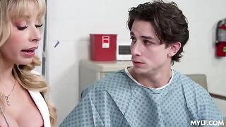 A blonde in a hospital, even daring acts, 2026