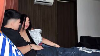 The girl could not stop even after the first orgasm