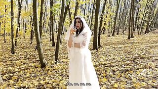 The bride became a real slut during the wedding celebration, cheating on her husband