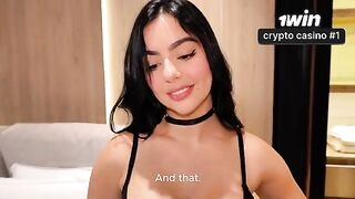 A girl has sex with her stepbrother in the bedroom