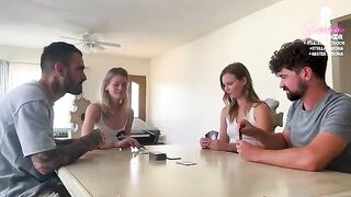A couple swaps partners and gets down to business hard