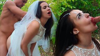 The bride got a taste of the groom’s sharp tongue