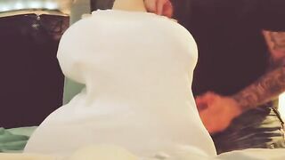 The guy used a machine for milking and achieved an intense orgasm