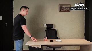 A man is busy with one girl while the other waits her turn