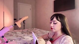 A sexologist checked the strength of a girl’s orgasm