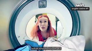 A guy got stuck in the washing machine and had sex with a stepmom
