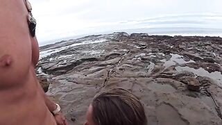 The beach is always wet - from the water and because of it