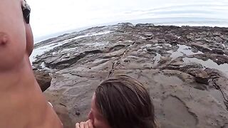 The beach is always wet - from the water and because of it