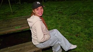 A girl got fucked by a stranger in the park, it was just a casual encounter