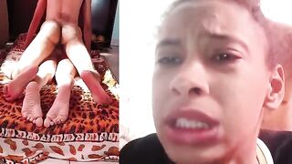 The ring tightens, and the cock bursts through the Brazilian beauty