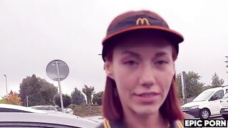 The worker secured a huge creampie in an amateur anal scene