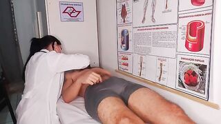The doctor checked the patient's condition more thoroughly through intimate means