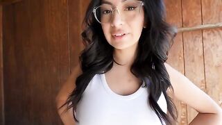 I seduced my contractor and he fucked me in the barn