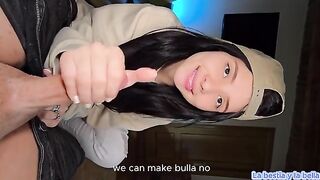 Girl takes a creampie from her boyfriend’s cock in ass