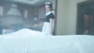 A scary maid ghost that haunts and fucks people on Halloween 2021