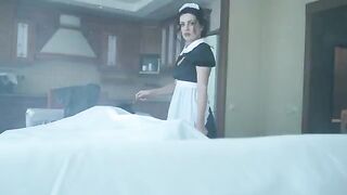 A scary maid ghost that haunts and fucks people on Halloween 2021