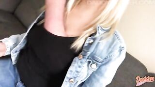 I filled my pussy with sperm when filming for Daddysluder