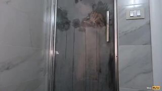 I tried to fart, but a lot of cum came out of my ass !!
