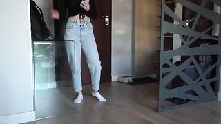 I got caught watching porn by my stepsister, she begs for sex