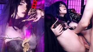 Raiden Shougun secret quest scene with MollyRedWolf’s captivating charm