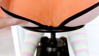 Cute stepsister Lana fucked in her ass by her stepbrother without permission
