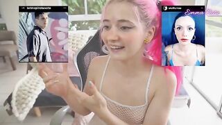 Petite TikTok thot reacts to the hottest Argentinian porn ever