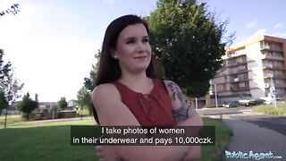 Photographer picked up cute teen Little Eliss for cash in a studio